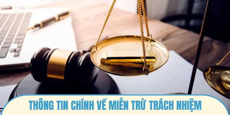 Thông tin chính về quy định miễn trừ trách nhiệm